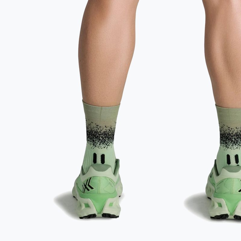 Buty do biegania + skarpety X-Bionic Terraskin X03 digital lime/x black 9