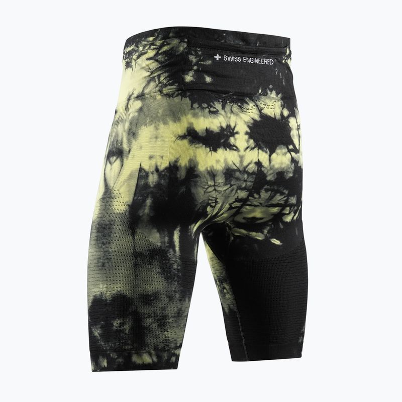 Шорти для бігу чоловічі X-Bionic Efektor Tights tie dye electric energy 8