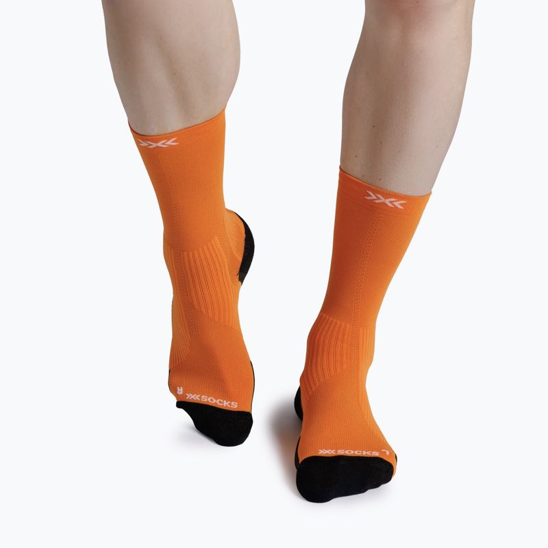 Шкарпетки X-Socks Run Perform Crew flame orange 2