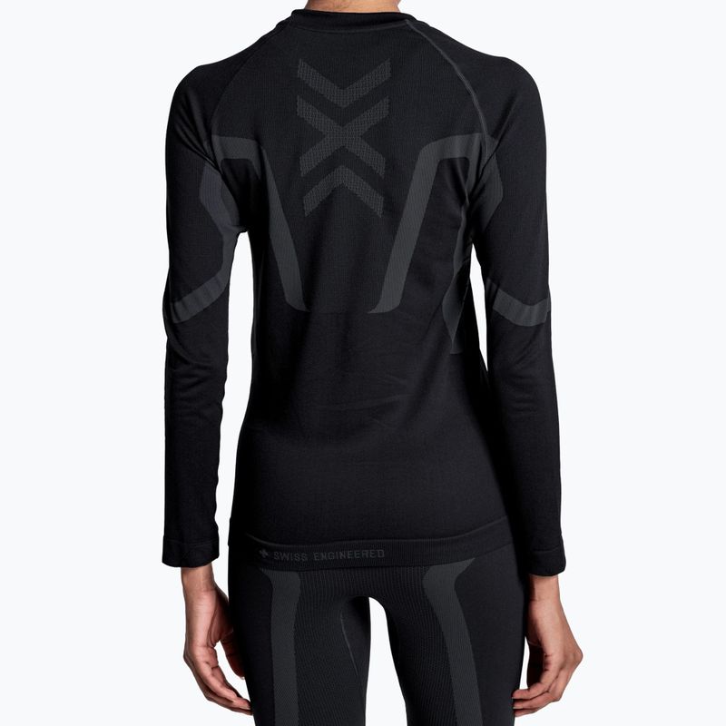 Кофта термоактивна жіноча X-Bionic X-Ential Baselayer LS x black 2