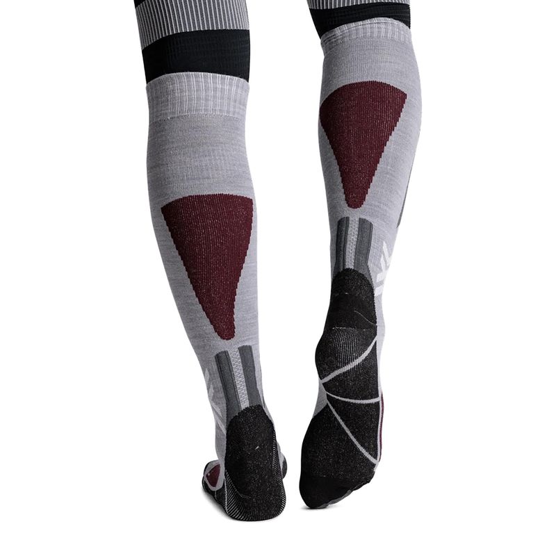 Шкарпетки лижні X-Socks Ski Discover Merino Otc silver grey 3