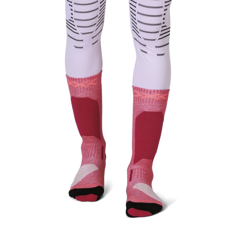 Шкарпетки лижні дитячі X-Socks Ski Discover Otc hot red 2