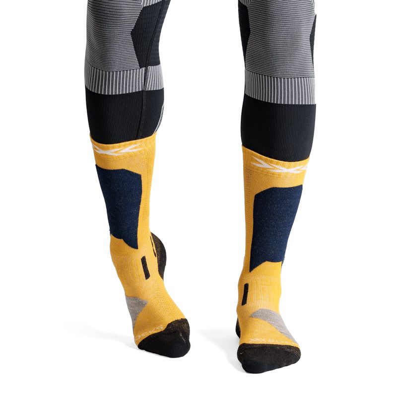 Шкарпетки лижні дитячі X-Socks Ski Discover Otc yellow 2
