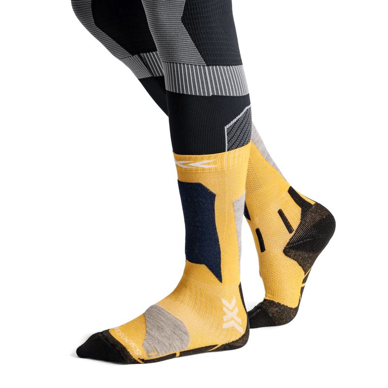 Шкарпетки лижні дитячі X-Socks Ski Discover Otc yellow 4
