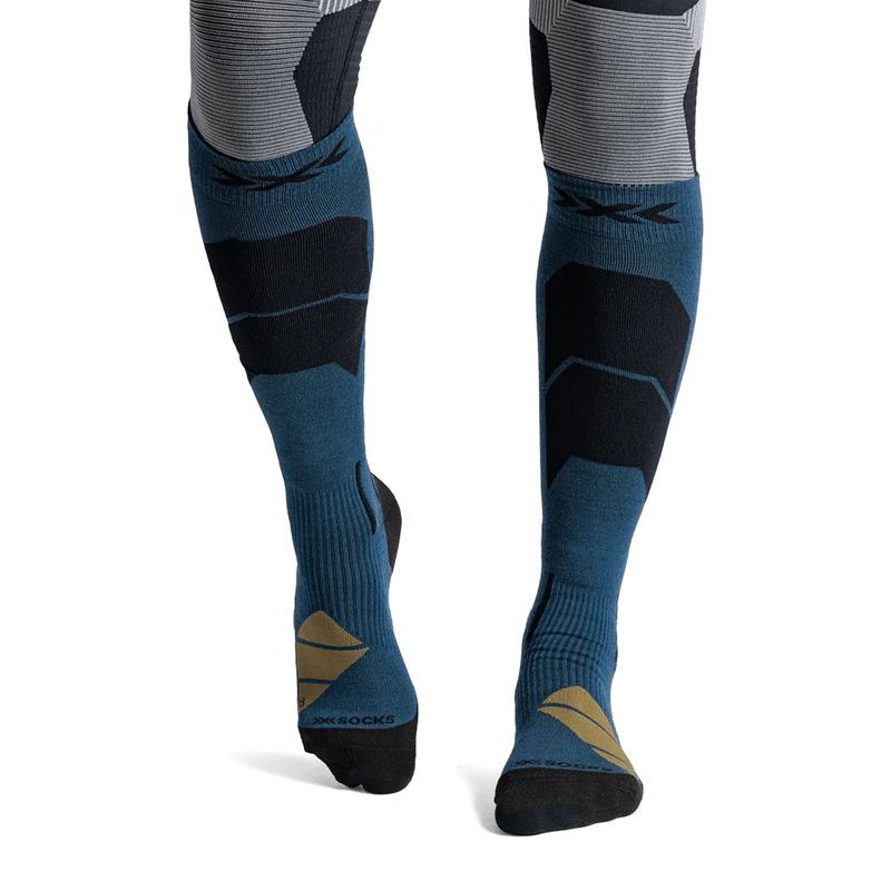 Шкарпетки лижні X-Socks Ski Perform Merino Otc neo navy 2