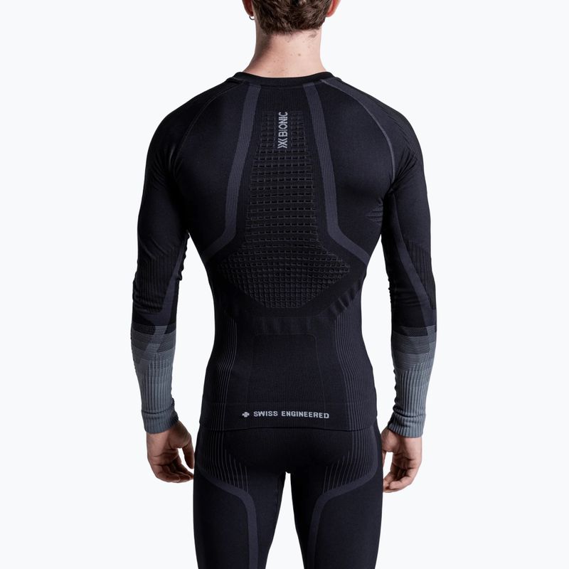 Кофта термоактивна чоловіча X-Bionic Invent Graphics LS x black/dark grey 3