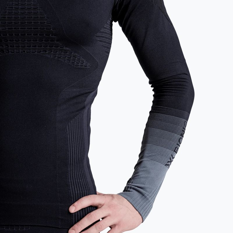 Кофта термоактивна чоловіча X-Bionic Invent Graphics LS x black/dark grey 8