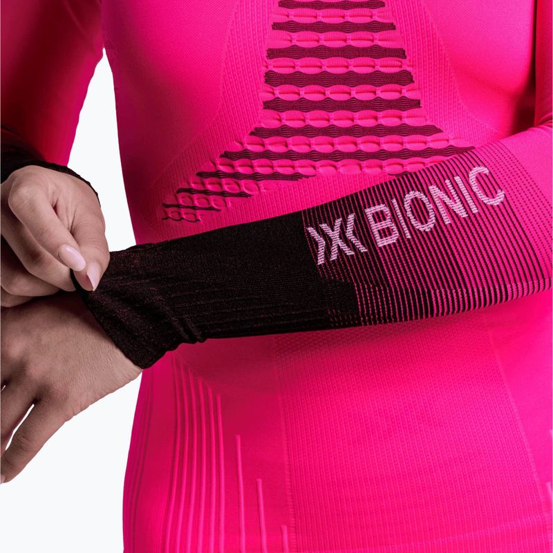 Кофта термоактивна жіноча X-Bionic Invent Graphics LS fluo pink/x white 9