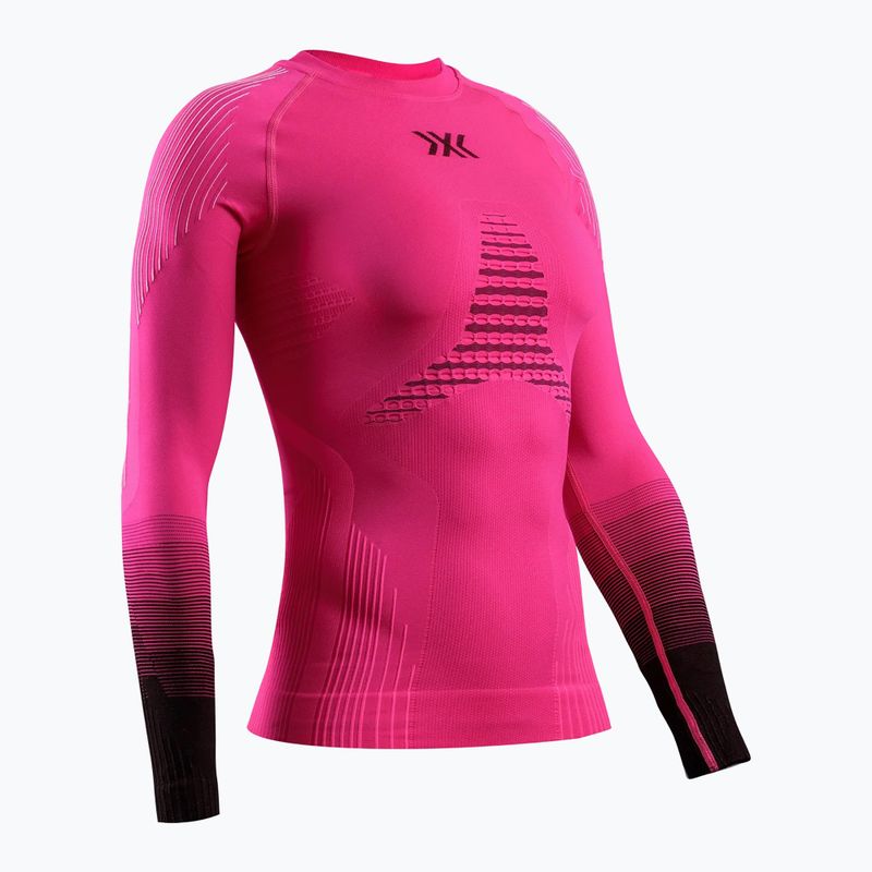 Кофта термоактивна жіноча X-Bionic Invent Graphics LS fluo pink/x white 11