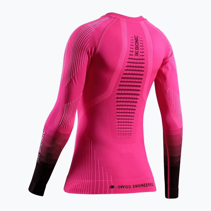 Кофта термоактивна жіноча X-Bionic Invent Graphics LS fluo pink/x white 12