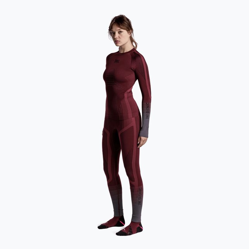 Кофта термоактивна жіноча X-Bionic Invent Graphics LS oxide red/x black 2