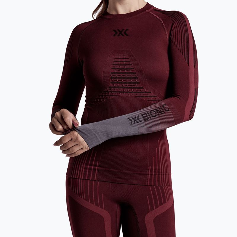 Кофта термоактивна жіноча X-Bionic Invent Graphics LS oxide red/x black 6
