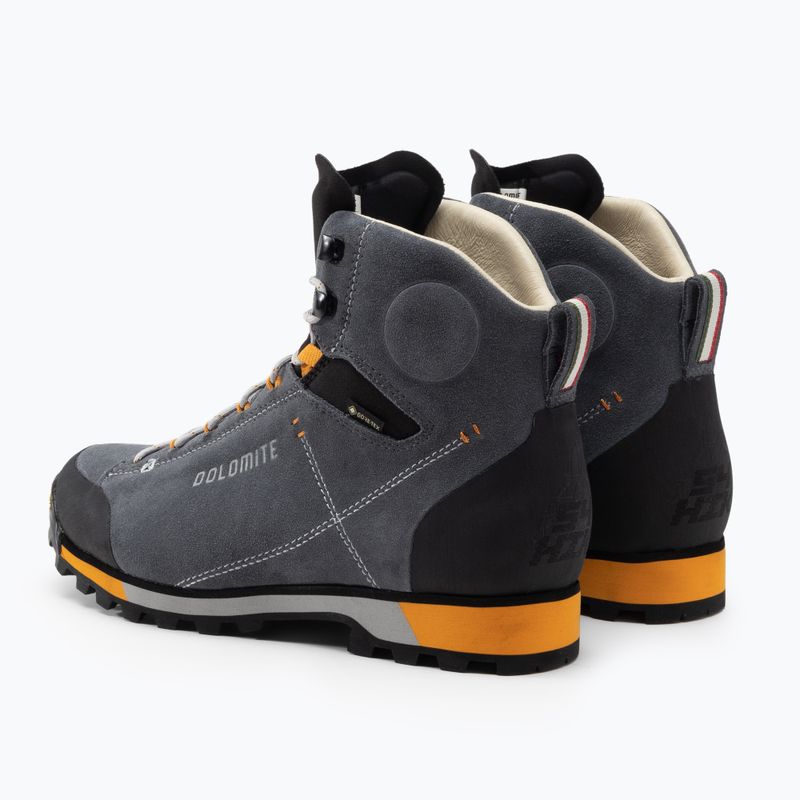 Черевики для трекінгу чоловіче Dolomite 54 Hike Evo GTX gunmetal grey 3