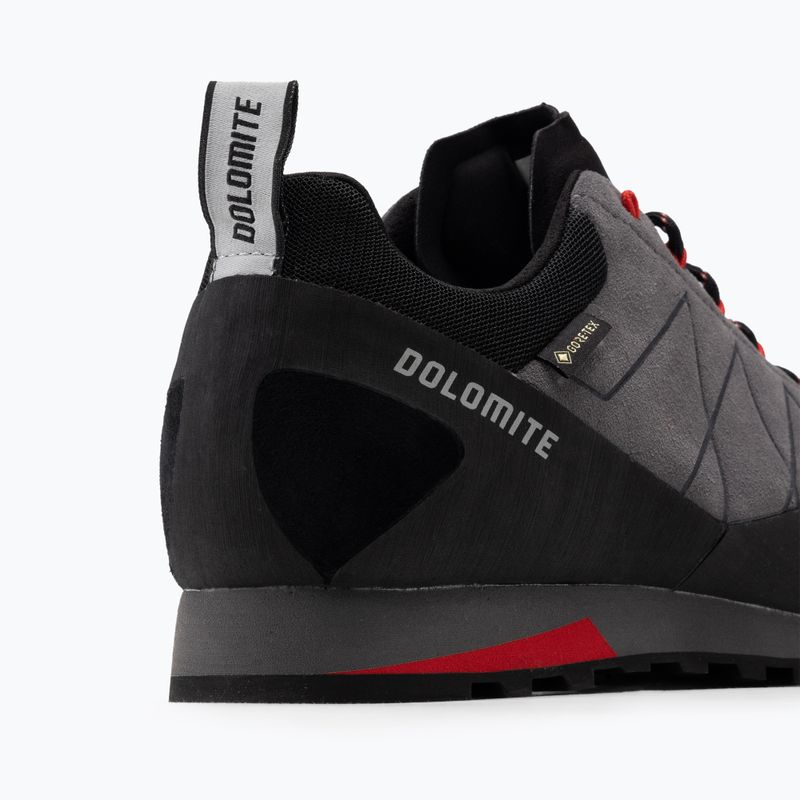Кросівки для трекінгу чоловічі Dolomite Crodarossa Low GTX gunmetal grey/fiery red 8