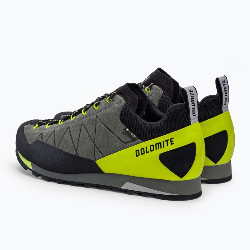 Взуття підхідне чоловіче Dolomite Crodarossa Low GTX silver green/lime green 3