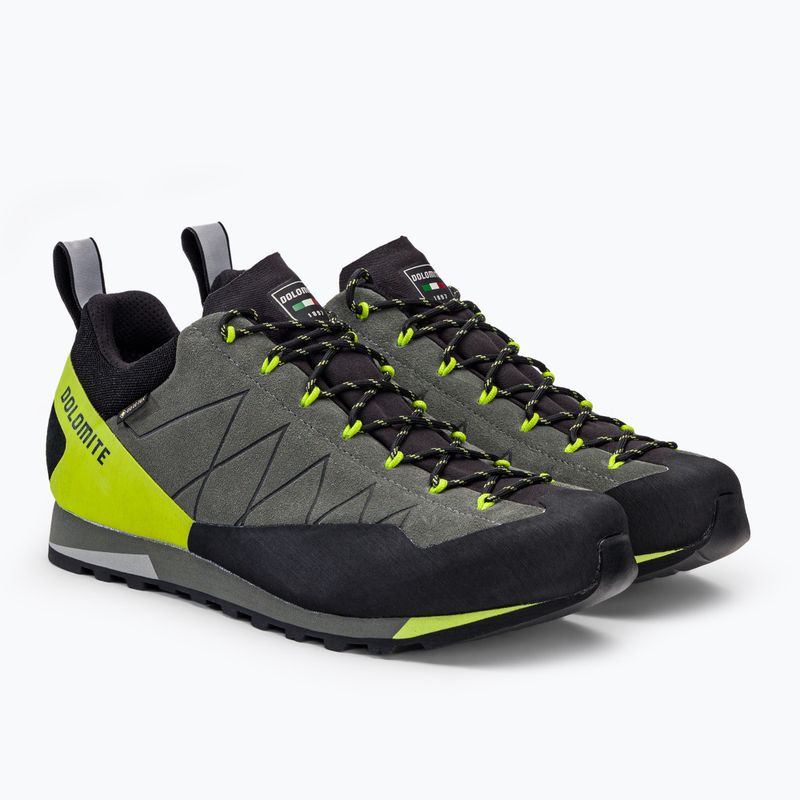 Взуття підхідне чоловіче Dolomite Crodarossa Low GTX silver green/lime green 4