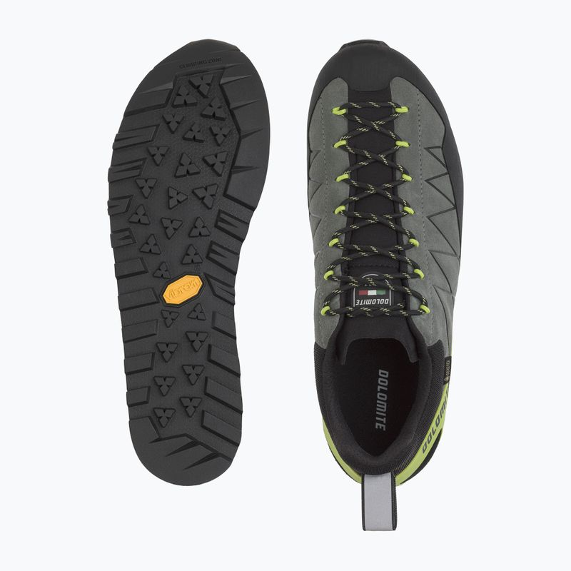 Взуття підхідне чоловіче Dolomite Crodarossa Low GTX silver green/lime green 14