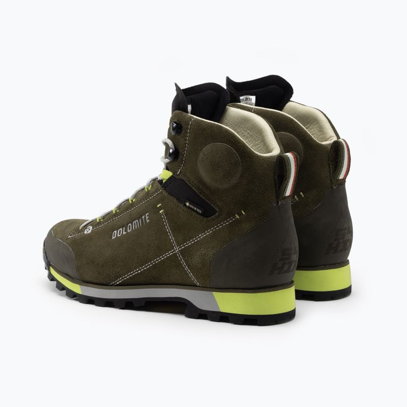 Черевики для трекінгу чоловіче Dolomite 54 Hike Evo GTX mud green/green 3