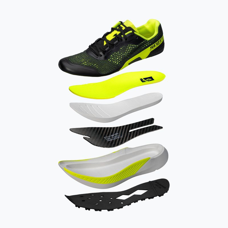 Чоловічі бігові кросівки SCOTT Ultra Carbon RC чорний/жовтий 7