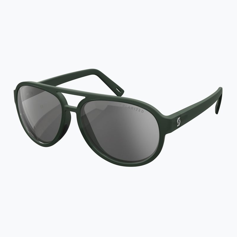 Сонцезахисні окуляри SCOTT Bass Polarized чорні/сірі з екополяризацією