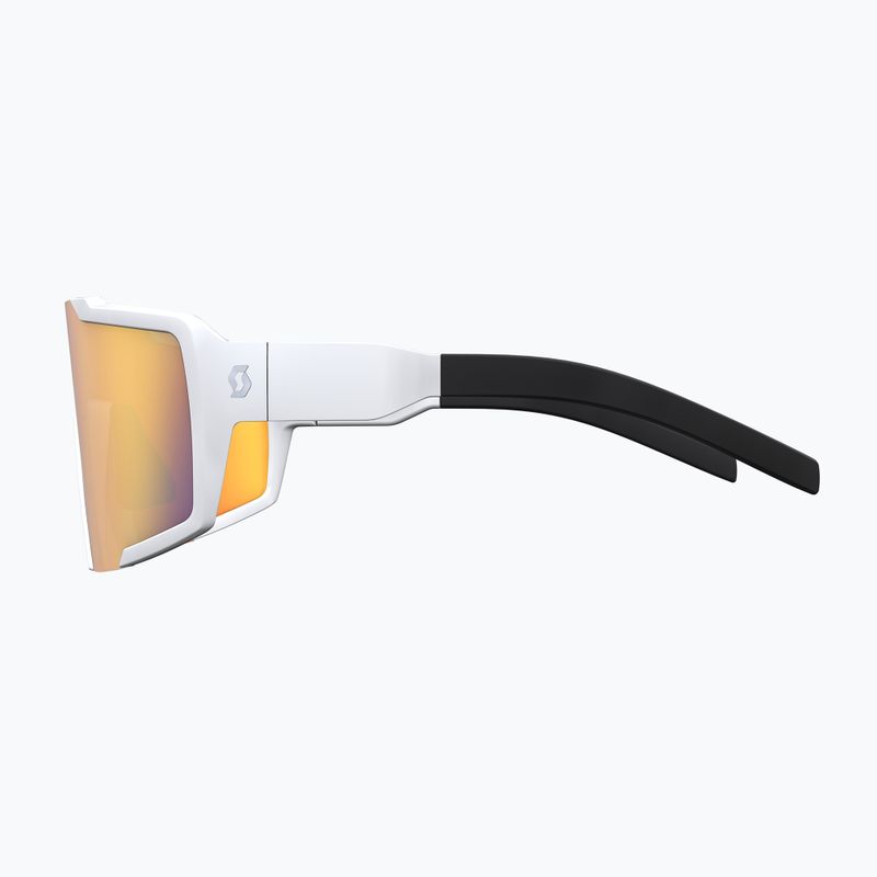 Сонцезахисні окуляри SCOTT Shield білі матові/червоні хромовані 3