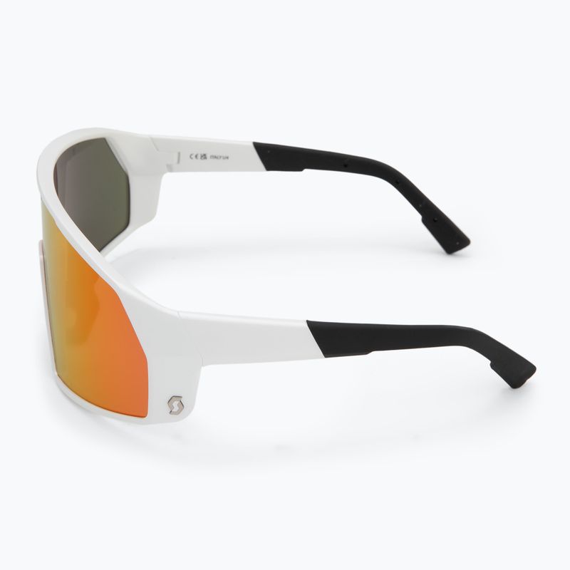 Сонцезахисні окуляри SCOTT Pro Shield білі матові/червоні хромовані 4