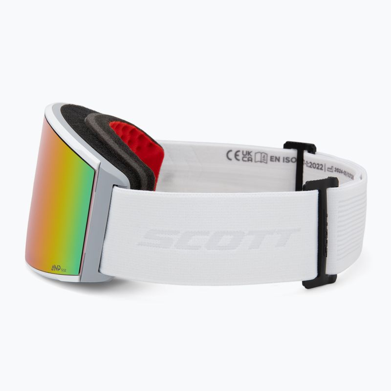 Окуляри гірськолижні SCOTT React mineral white/enhancer teal chrome/amp pro green 5