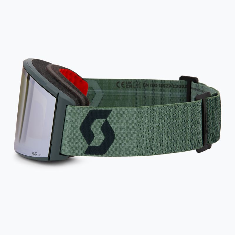 Окуляри гірськолижні SCOTT React AMP Pro soft green/black/amp pro white chrome/pro green 5