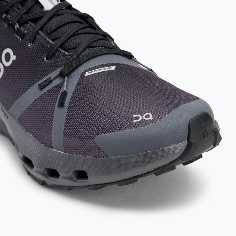 Кросівки для бігу чоловічі On Cloudsurfer Trail Waterproof black/eclipse 7