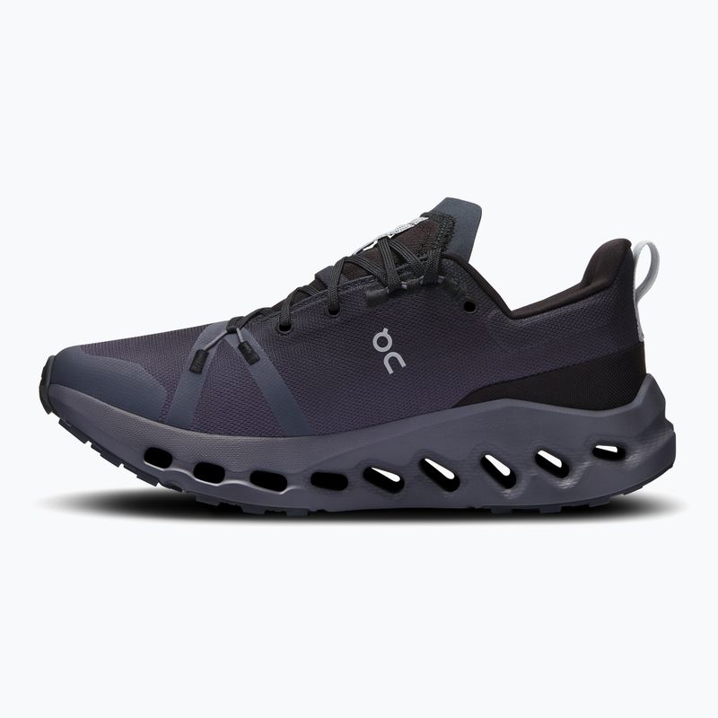 Кросівки для бігу жіночі On Running Cloudsurfer Trail Waterproof black/eclipse 10