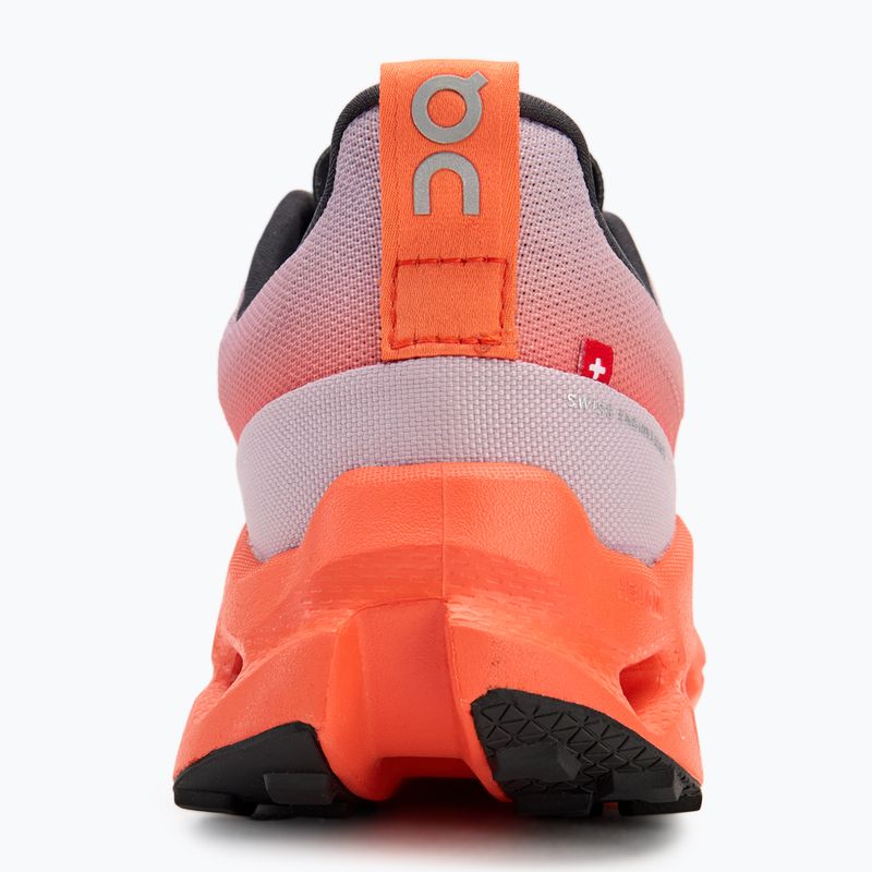 Кросівки для бігу жіночі On Cloudsurfer Trail Waterproof mauve/flame 6
