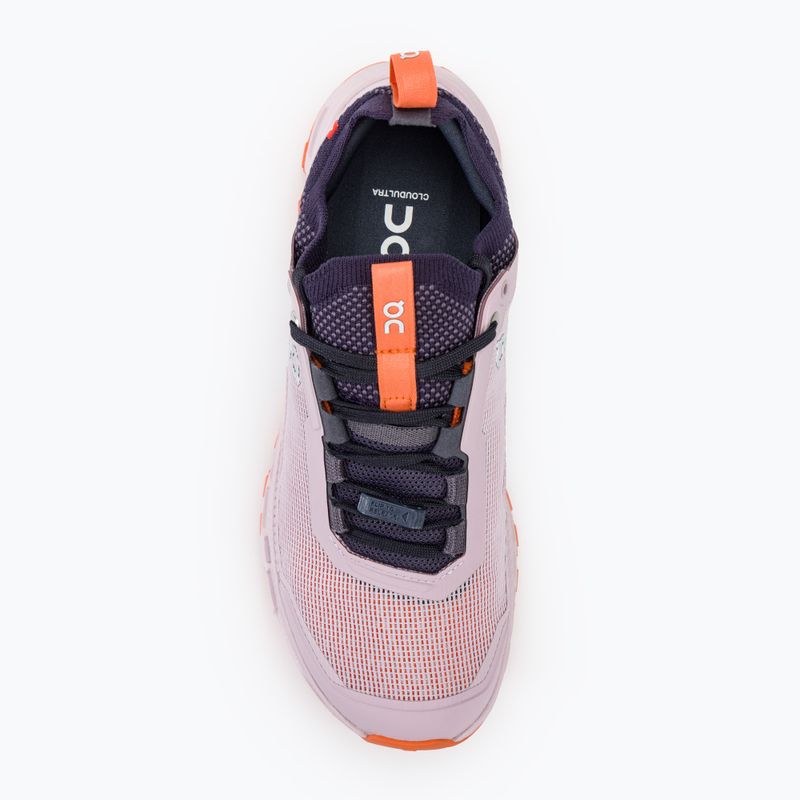 Жіночі бігові кросівки On Cloudultra 2 бузковий/полум'яний 5
