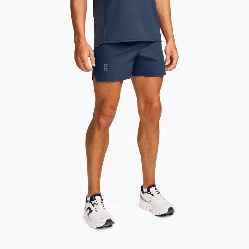 Шорти для бігу чоловічі On Running 5" Lightweight denim/black