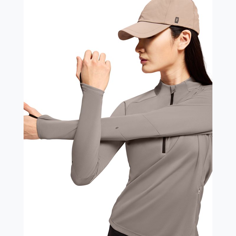Кофта для бігу жіноча On Climate Shirt cinder 6