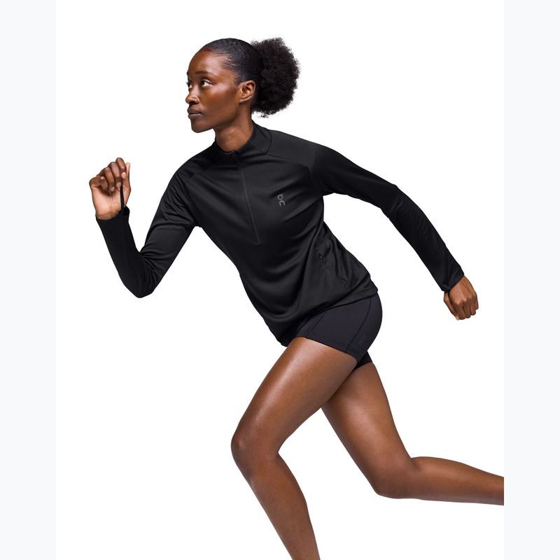 Кофта для бігу жіноча On Climate Shirt black 5