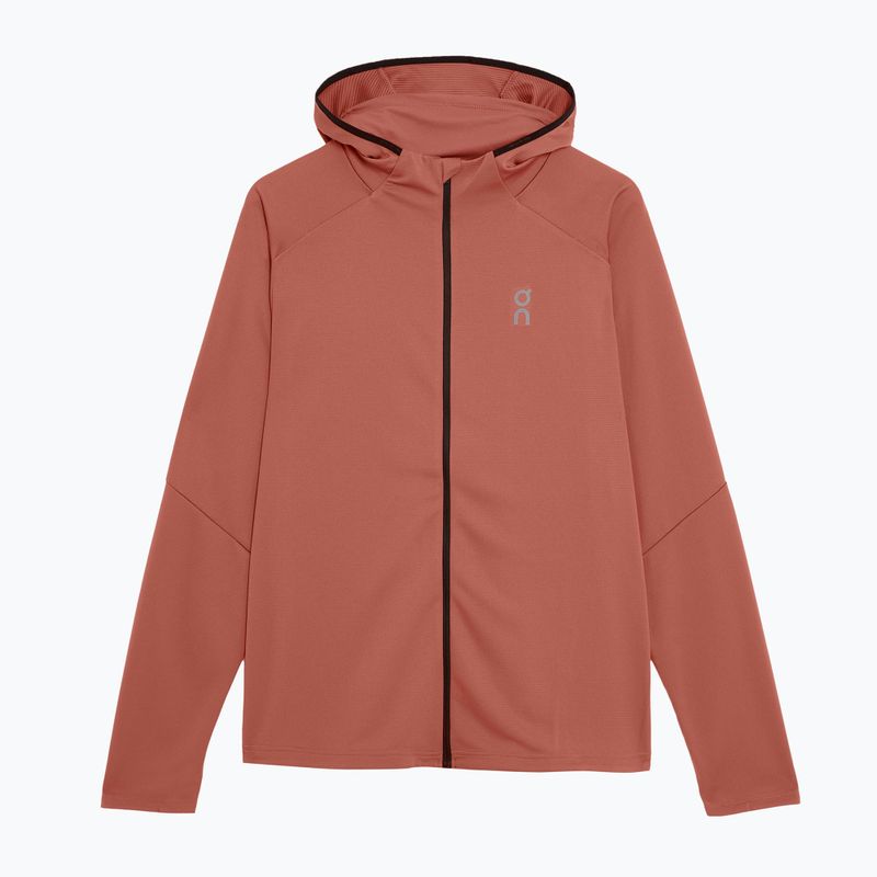 Кофта для бігу чоловіча On Climate Zip Hoodie auburn