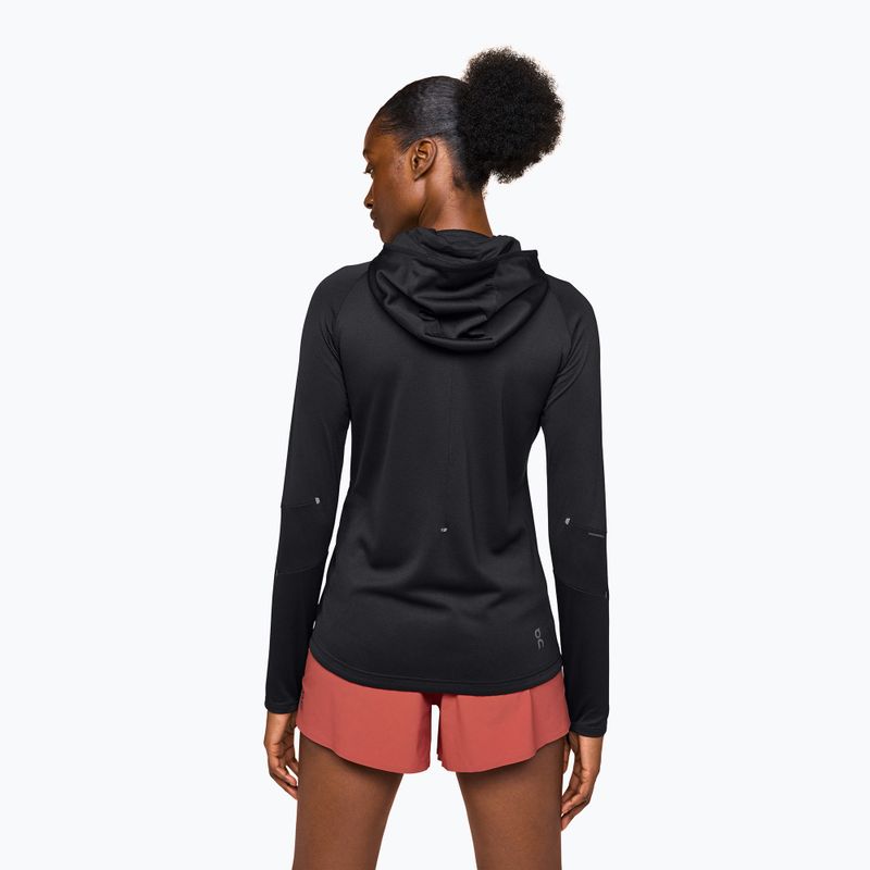 Кофта для бігу жіноча On Climate Zip Hoodie black 3