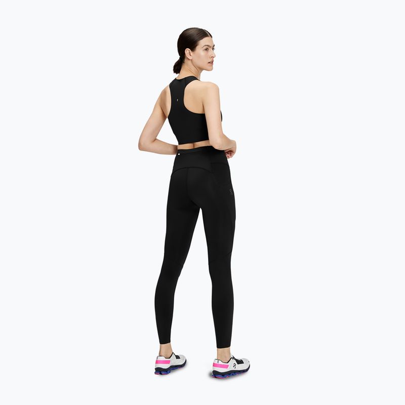 Легінси для бігу жіночі On Running Performance Tights black 3