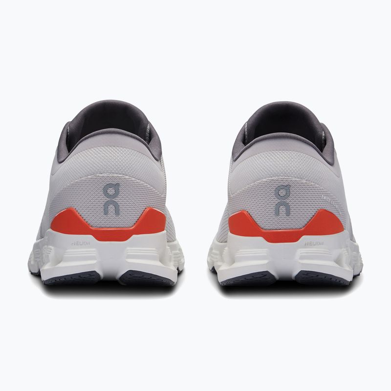 Кросівки для бігу чоловічі On Cloud X 4 silver/flame 12