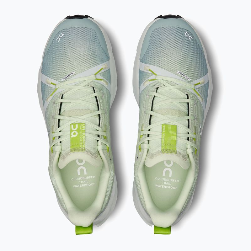 Кросівки для бігу жіночі On Cloudsurfer Trail Waterproof lima/mineral 13