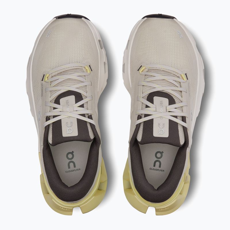 Кросівки для бігу жіночі On Cloudflyer 5 pearl/hay 13