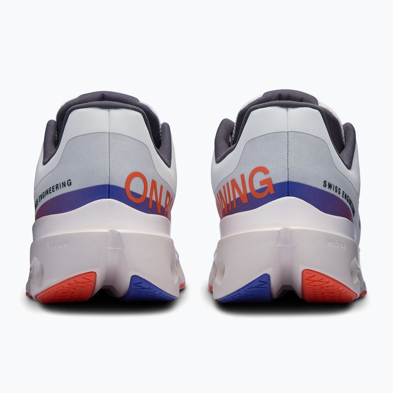 Кросівки для бігу чоловічі On Cloudsurfer Next white/flame 11