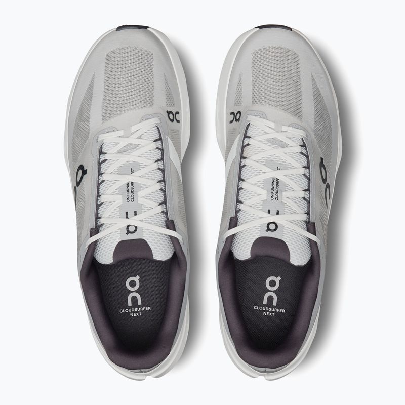 Кросівки для бігу чоловічі On Cloudsurfer Next Wide glacier/white 6