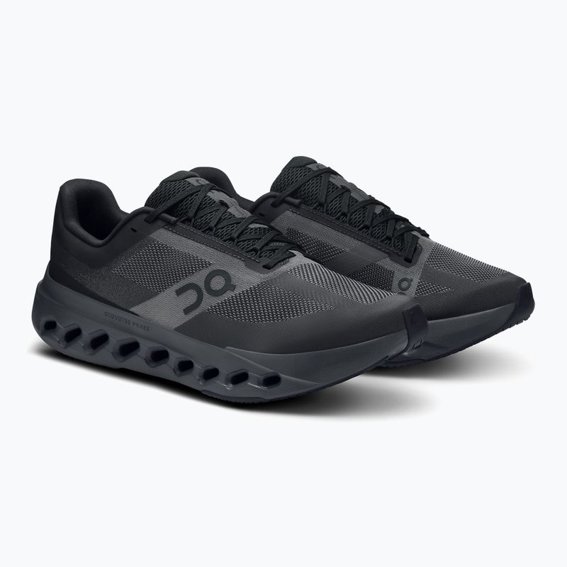Кросівки для бігу чоловічі On Cloudsurfer Next Wide black/eclipse