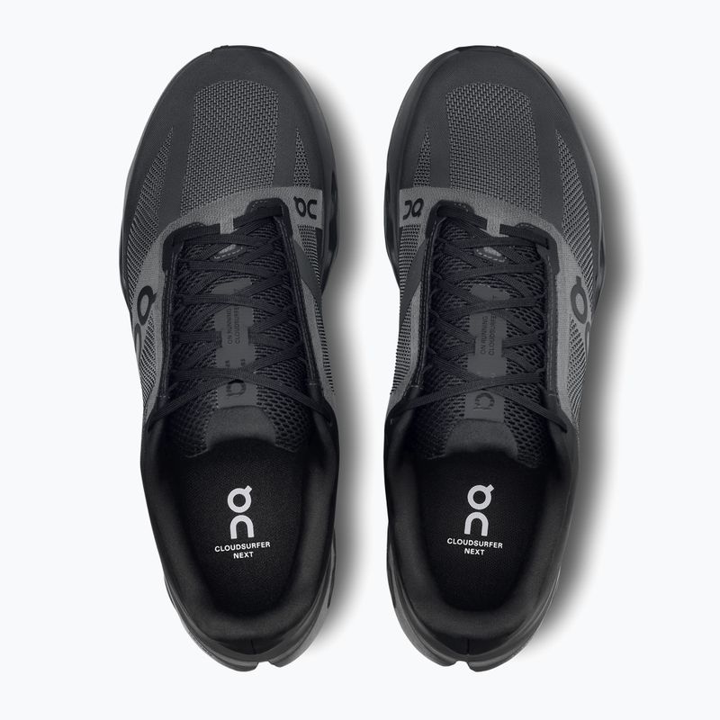 Кросівки для бігу чоловічі On Cloudsurfer Next Wide black/eclipse 6