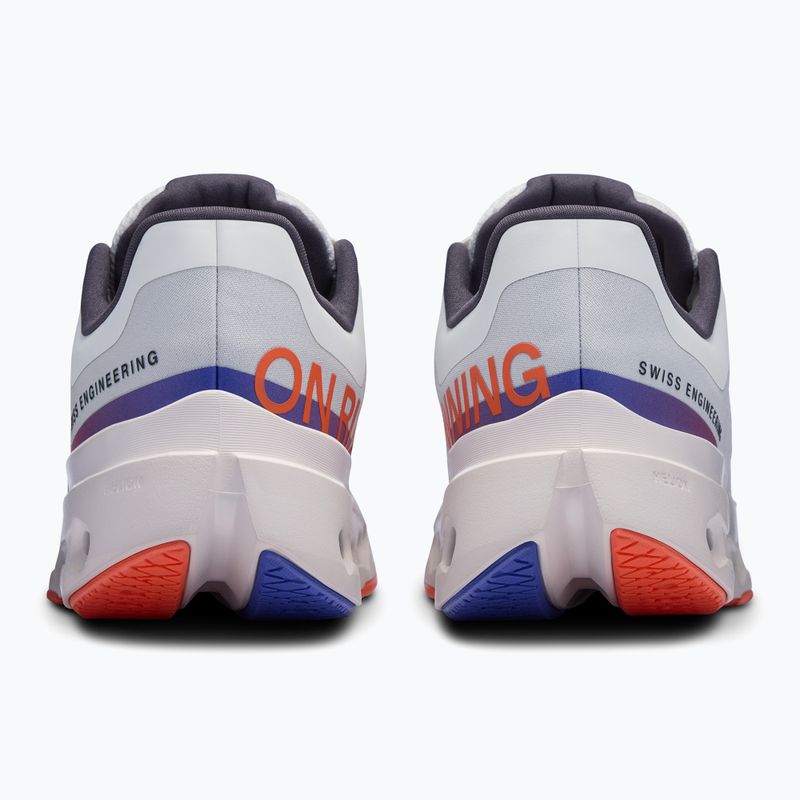 Кросівки для бігу жіночі On Cloudsurfer Next white/flame 11