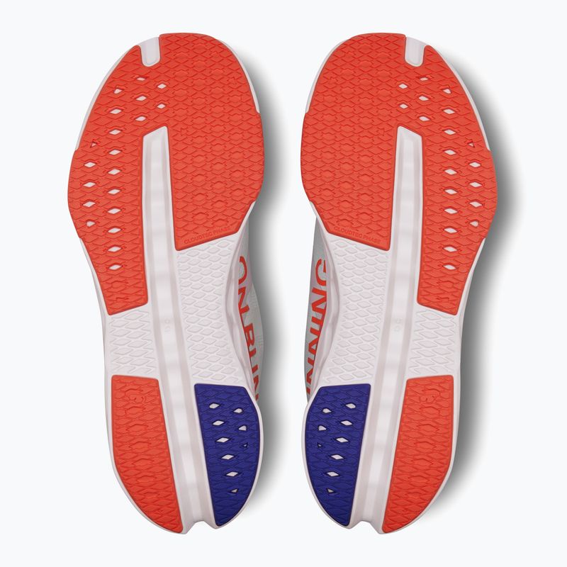 Кросівки для бігу жіночі On Cloudsurfer Next white/flame 12