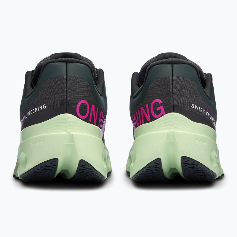 Кросівки для бігу жіночі On Cloudsurfer Next black/lima 11