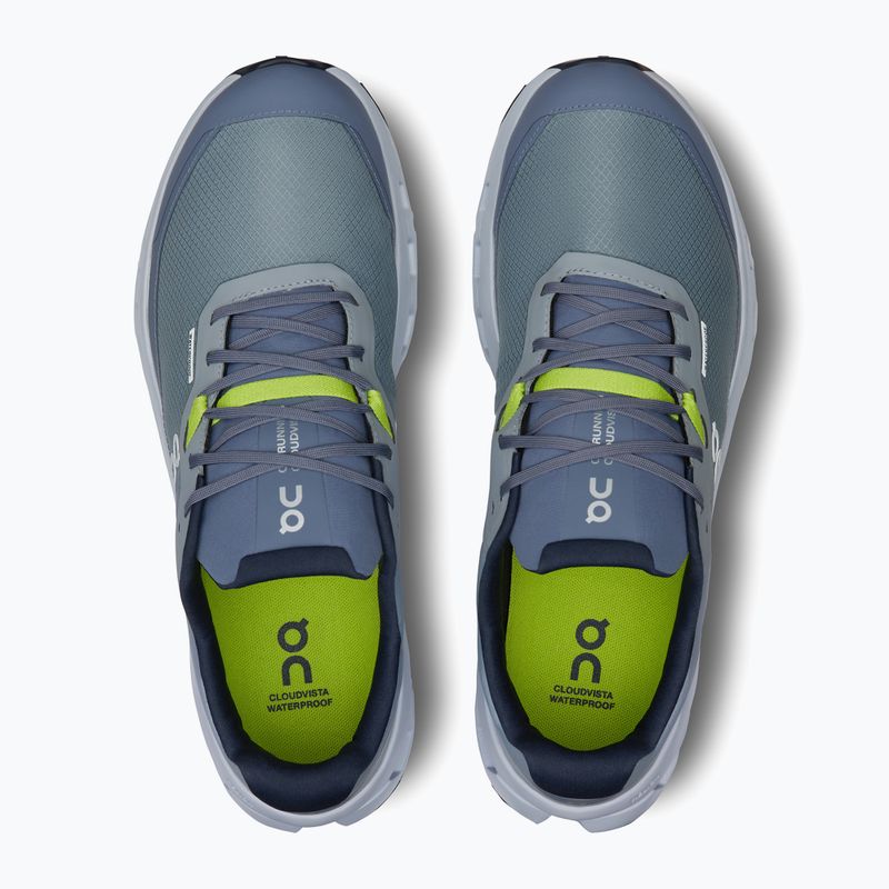 Кросівки для бігу чоловічі On Cloudvista 2 Waterproof mist/heather 13