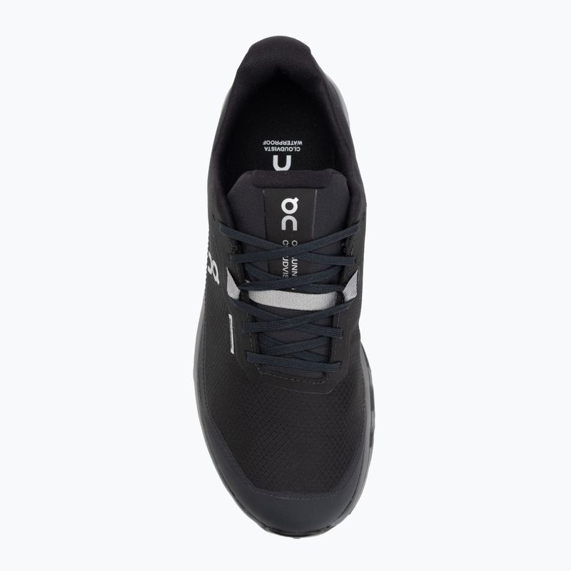 Кросівки для бігу жіночі On Cloudvista 2 Waterproof black/eclipse 5